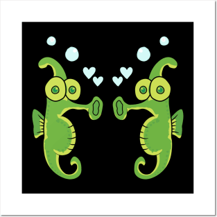 Seahorses Posters and Art